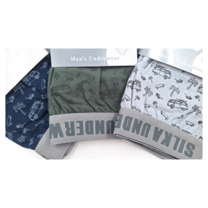 شورت اسلیپ مردانه سیلکا طرح فولکس کد STS-1985 مجموعه 3 عددی