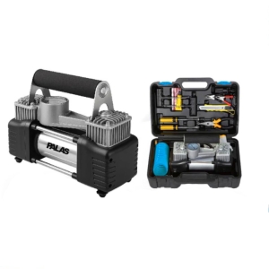  کمپرسور فندکی ۲ سیلندر با لوازم پالاس P4214