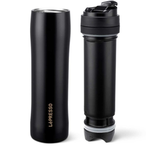  ماگ فرنچ پرس استیل قابل حمل مدل Lepresso LPSPFPBK 