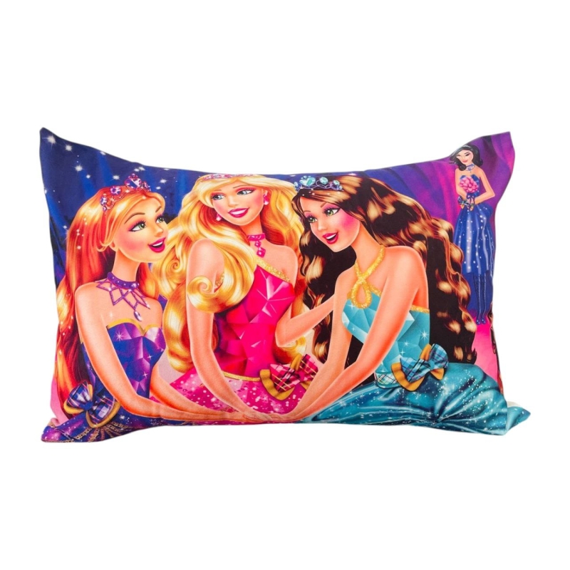 روبالشی دخترانه باربی سایز 50 *70