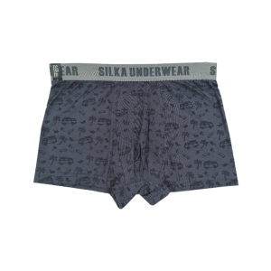 شورت نیم پا مردانه سیلکا طرح فولکس کد MNT-1988 مجموعه 3 عددی