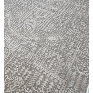 فرش ماشینی سامر طرح ۵۵۰۵ کرم نسکافه ای