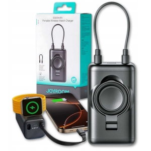  پاوربانک وایرلس ساعت هوشمند و گوشی موبایل 5000 میلی‌آمپر با کابل لایتنینگ جویروم مدل JR-W13 