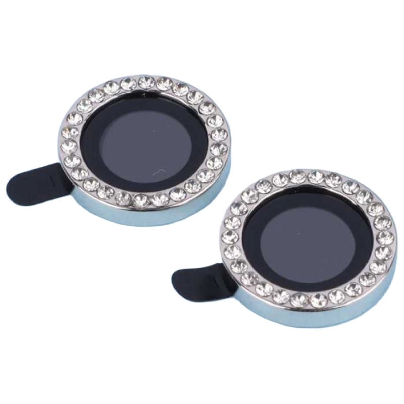 محافظ لنز دوربین مدل رینگی نگین دار مناسب برای گوشی موبایل اپل iPhone 15