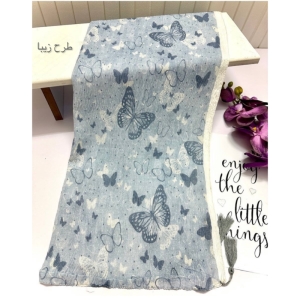 شال زنانه پلیسه نخی - طرح زیبا