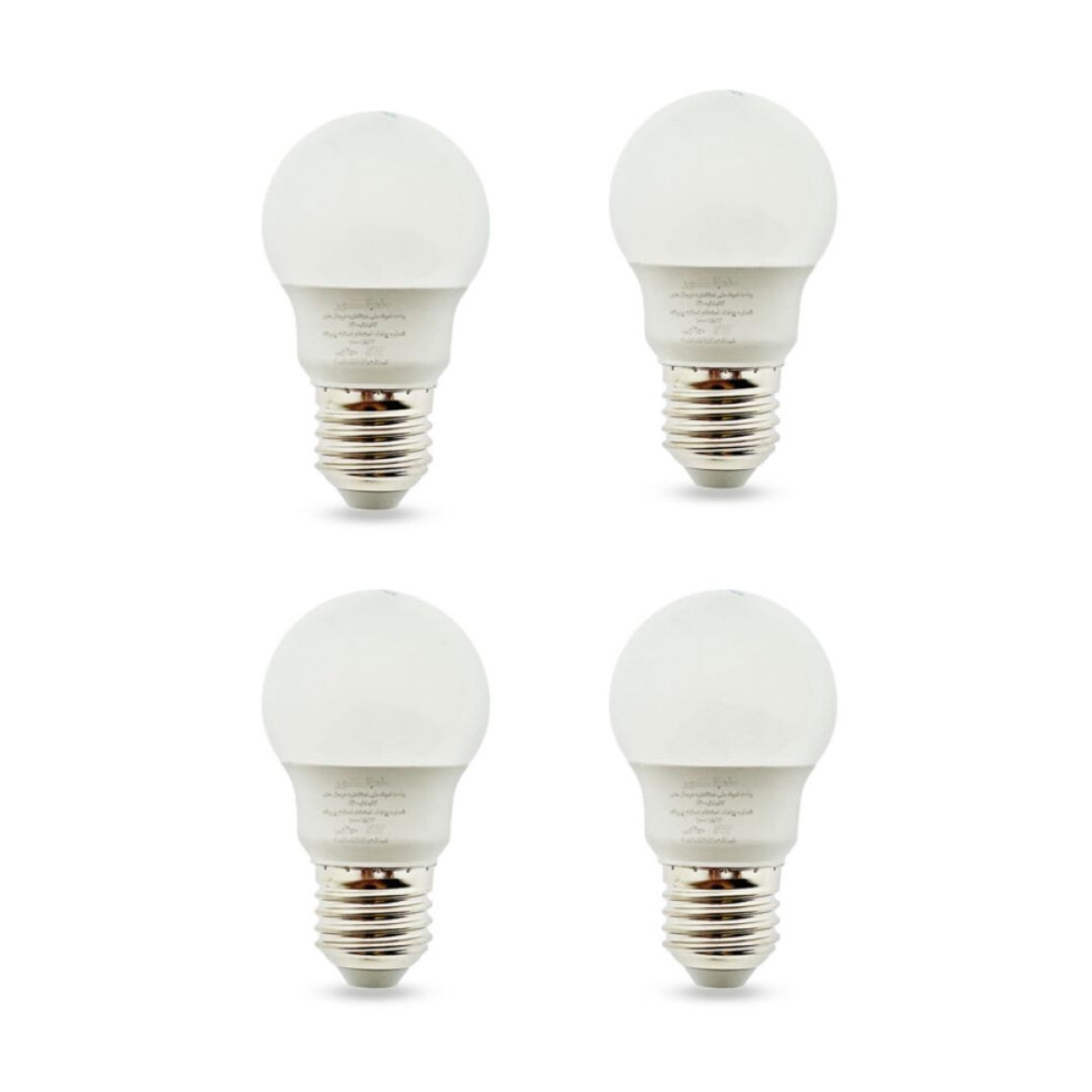 لامپ ال‌ای‌دی حبابی  5وات نمانور مدلA50 پایهE27 مجموعه 4عددی