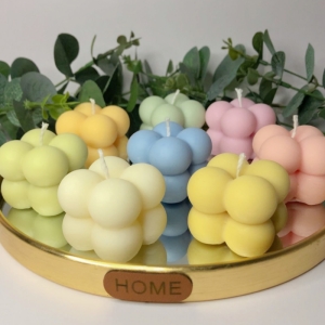 شمع روبیک کوچک بسته 4 عددی