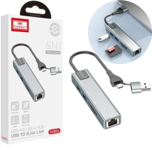  هاب USB و تایپ‌سی 5 پورت ارلدام مدل ET-HUB24 