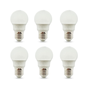 لامپ ال‌ای‌دی حبابی  5وات نمانور مدلA50 پایهE27 مجموعه 6 عددی