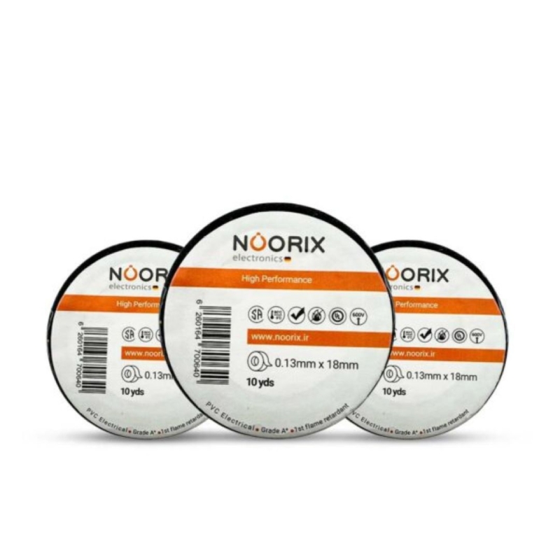چسب برق نوریکس 10 یارد مجموعه 3 عددی