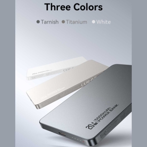  پاوربانک مگنتی 5000 فوق باریک با کابل Type-C یوسامز مدل US-CD227 