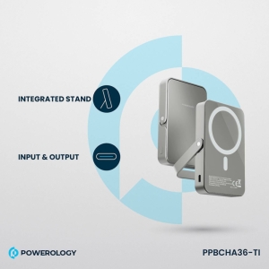  پاور بانک 10000 مگ‌سیف 15 وات و تایپ سی 20 وات پاورولوژی مدل PP036 