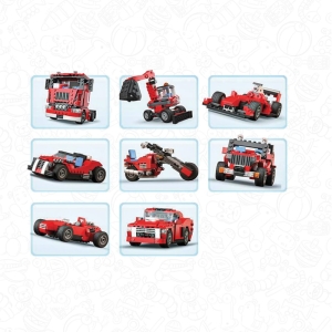 لگو ماشین AMT مدل 23 نوع ماشین مسابقه 278 قطعه