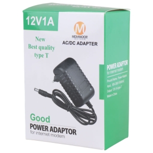 آداپتور دو سر مدیانور  12 ولت 1 آمپر  مدل Mdianoor SH1059