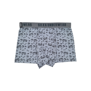 شورت نیم پا مردانه سیلکا طرح فولکس کد STS-1987 مجموعه 3 عددی