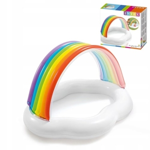 استخر بادی کودک اینتکس طرح ابر رنگین کمانی مدل 57141