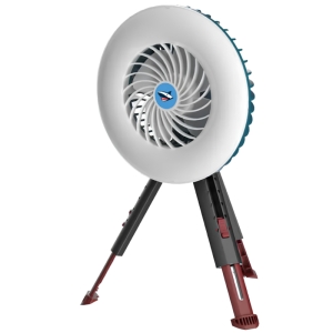  چراغ کمپینگ و پنکه شارژی صفحه خورشیدی اسمایلینگ شارک مدل LY-0264 