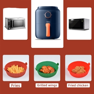 ظرف سیلیکونی سرخ کن مدل سایز 18CM