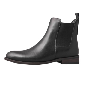 پوتین مردانه چرم نعمتی رسمی مدل 2024 کشی مشکی 