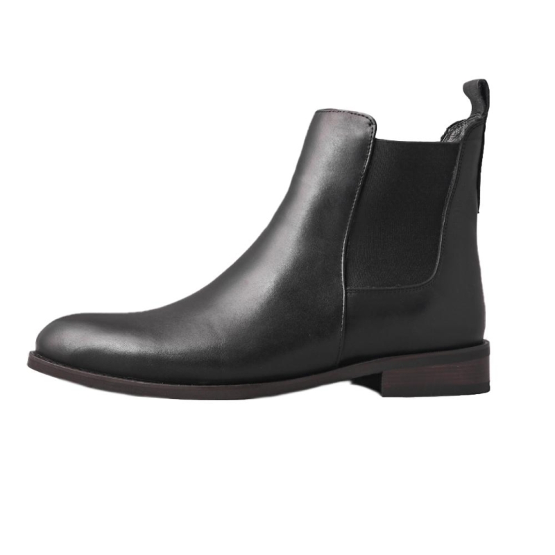 پوتین مردانه چرم نعمتی رسمی مدل 2024 کشی مشکی 