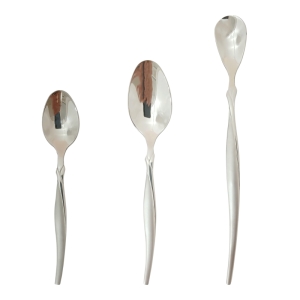 سرویس 200 پارچه قاشق چنگال یونی هوم مدل پاپیونی 42 نفره