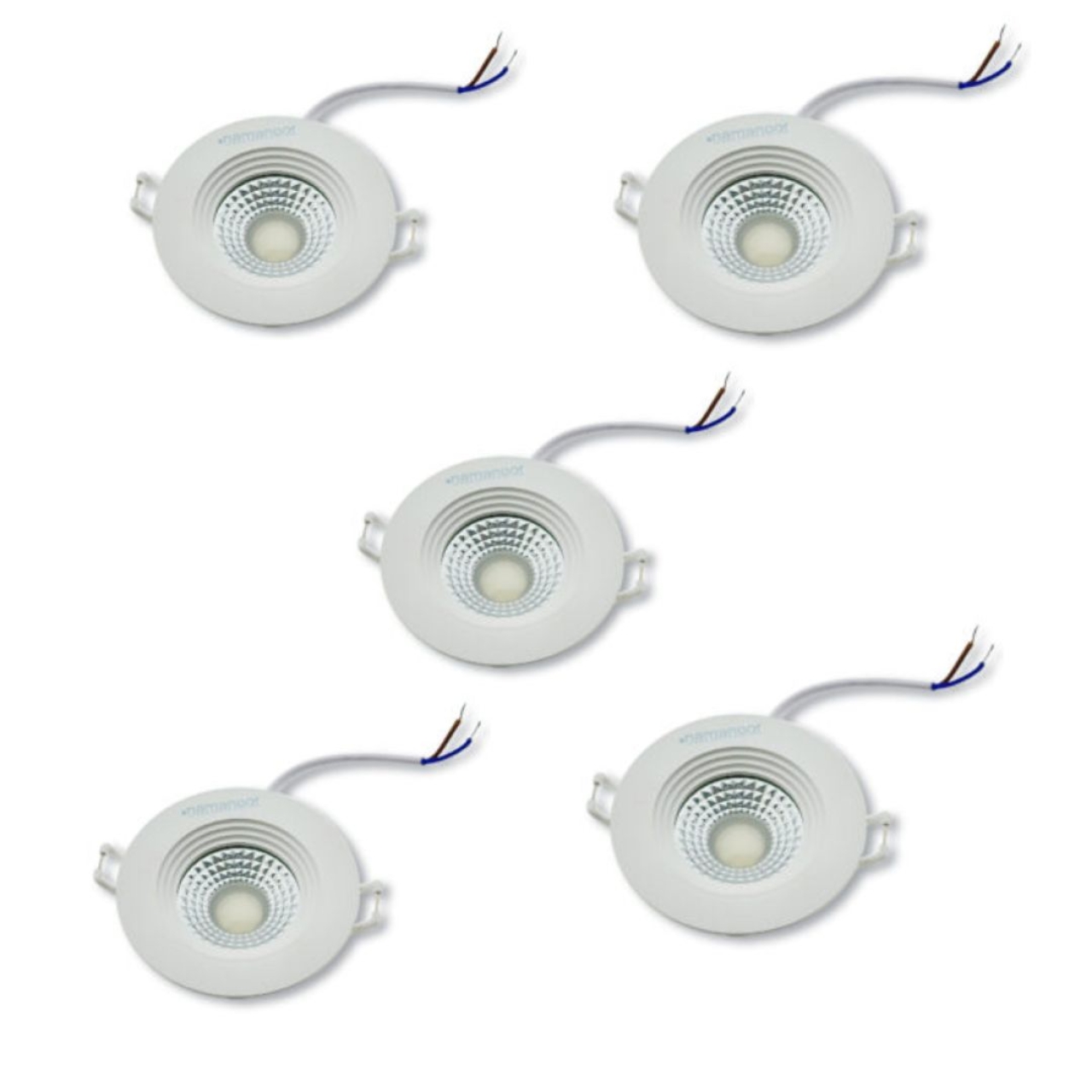 پنل توکار ال ای دی 7 وات نمانور مدل ماهک مجموعه 5 عددی