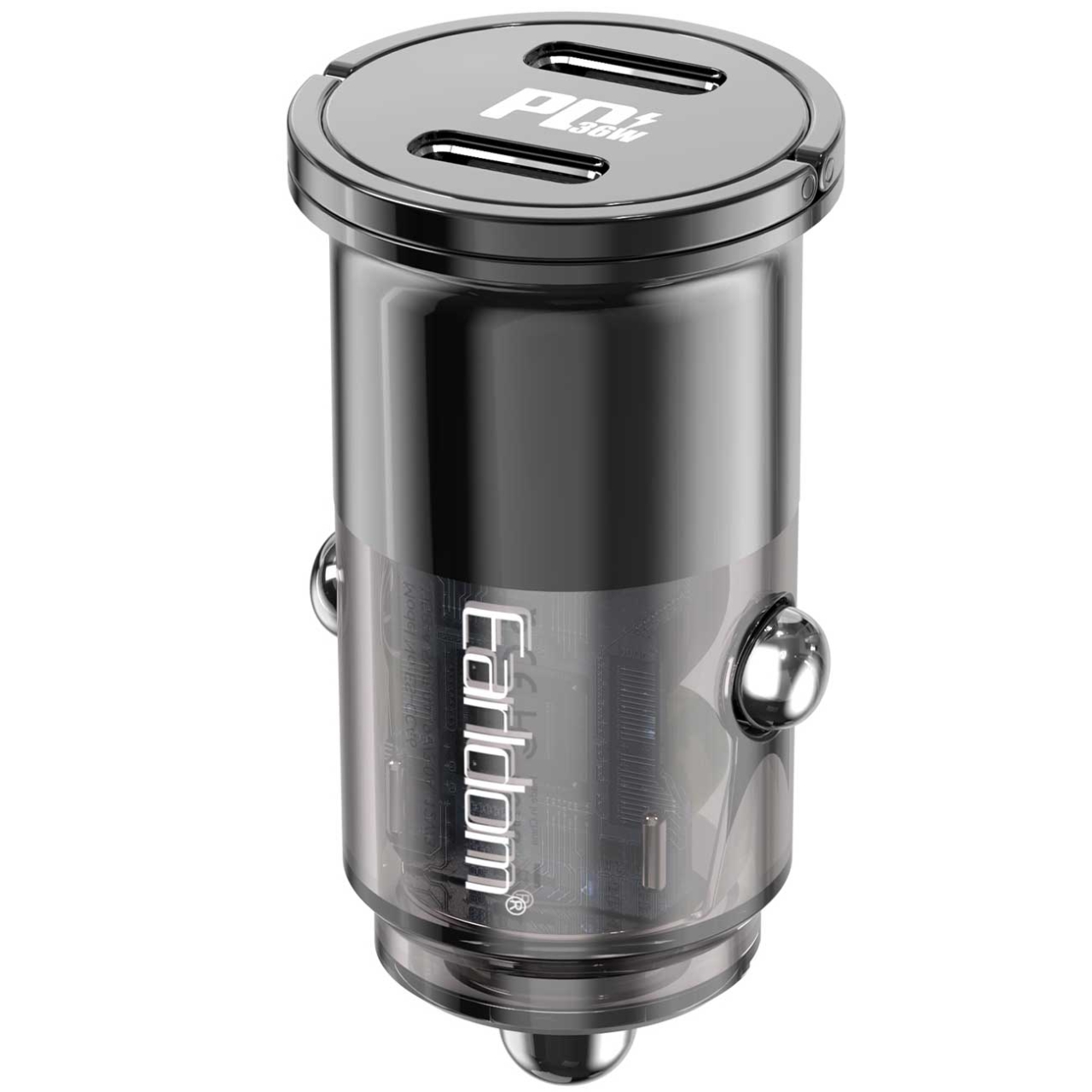 شارژر فندکی فست شارژ ماشین تایپ سی 36 وات ارلدام مدل CC45