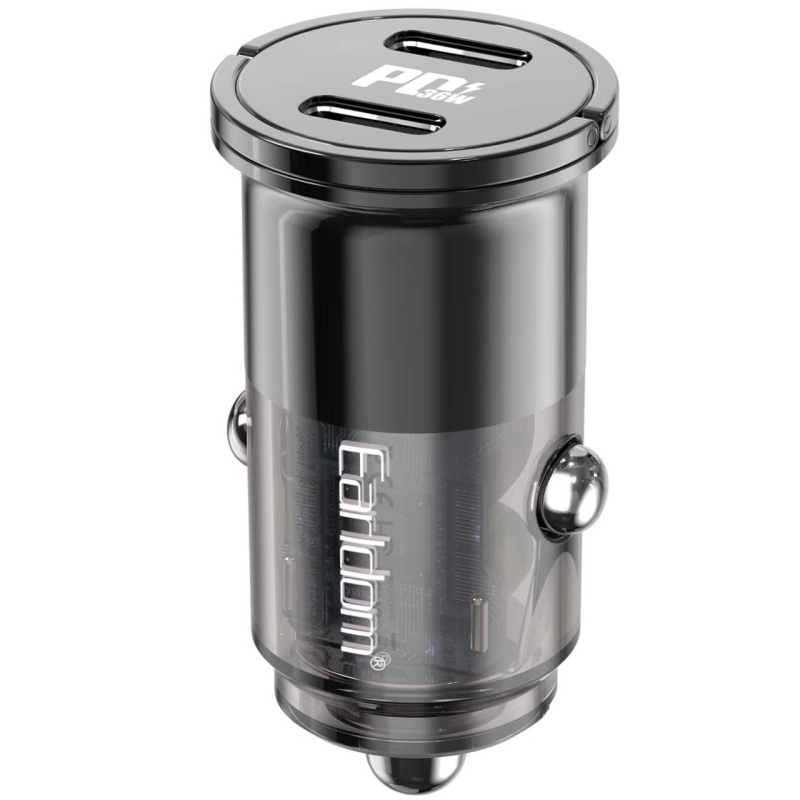 شارژر فندکی فست شارژ ماشین تایپ سی 36 وات ارلدام مدل CC45