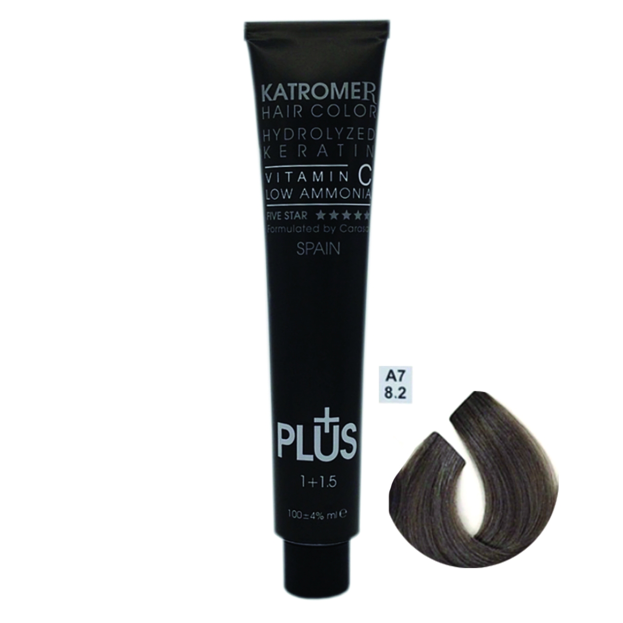 رنگ مو کاترومر شماره A7 رنگ بلوند خاکستری روشن حجم 100 میلی لیتر