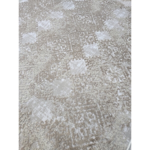 فرش ماشینی سامر طرح 5521 کرم نسکافه ای