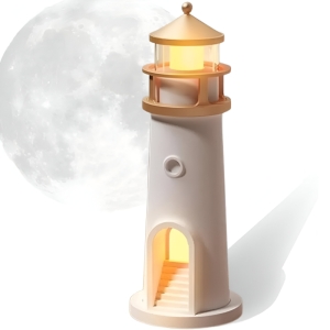  چراغ خواب، اسپيکر و پروژکتور فانوس دریایی سنسوردار مدل MG-008 