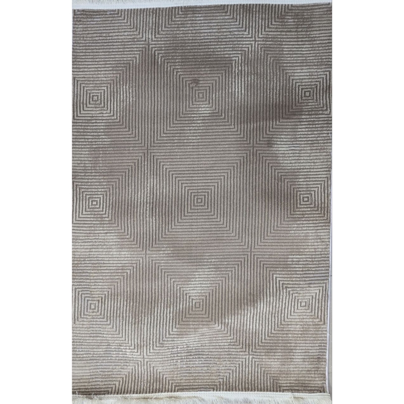 فرش ماشینی سامر طرح ۵۵۲۵ کرم نسکافه ای