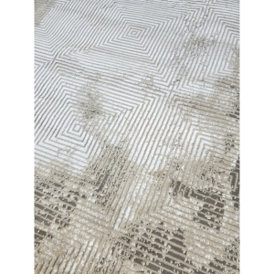 فرش ماشینی سامر طرح 5524 کرم نسکافه ای