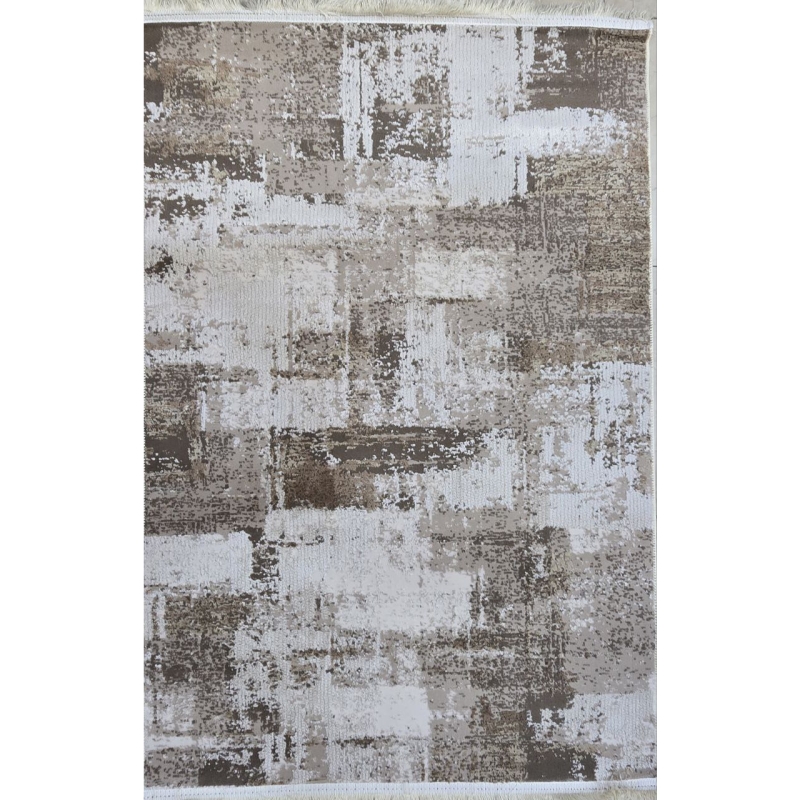 فرش ماشینی سامر طرح ۵۵۳۵ کرم نسکافه ای