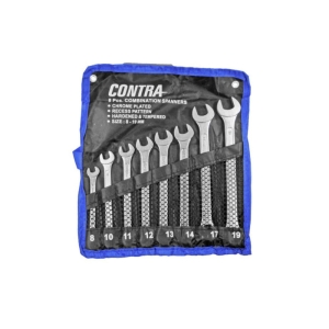 ست آچار یکسر تخت یکسر رینگیCONTRA مجموعه 8 عددی