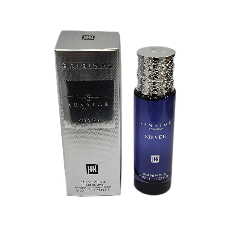 ادکلن زنانه جانوین مدل سناتور سیلور حجم ۳۰ میل