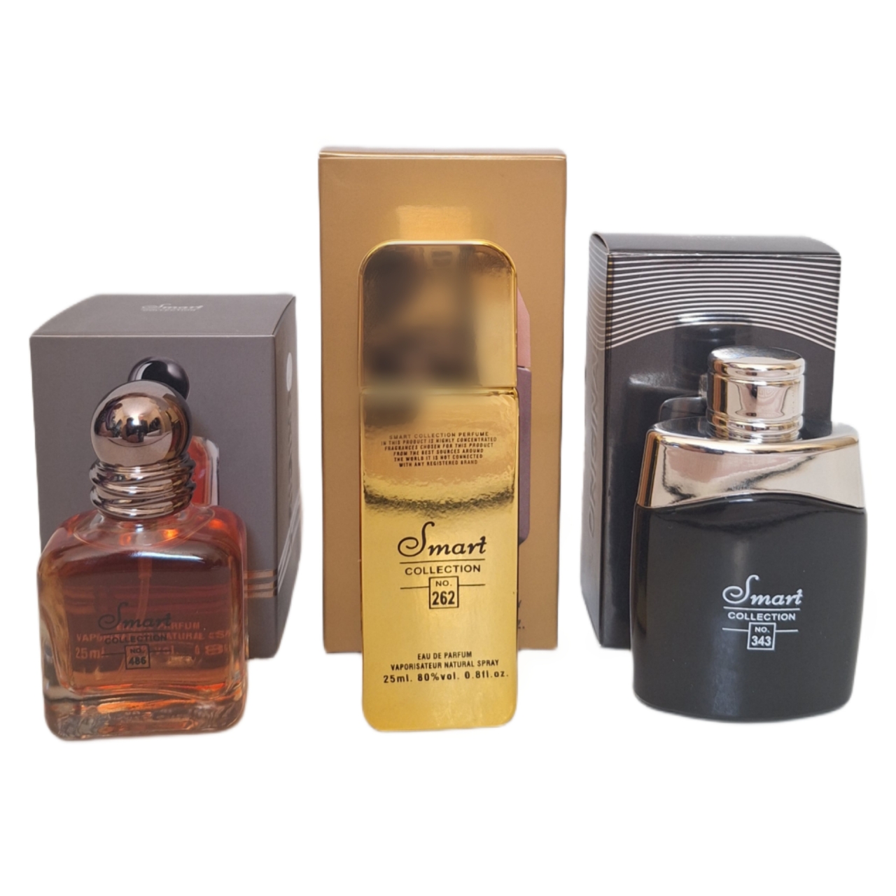 پک اقتصادی سه عددی عطر های مردانه اسمارت کالکشن مدل استرانگر ویت یو, وان میلیون, مونت بلنک لجند حجم 25 میل