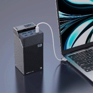  پاوربانک تایپ سی و یو اس بی شارژ سریع 65 وات 50000 پاورولوژی مدل PPBCHA68 