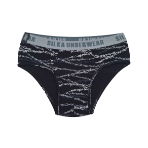 شورت اسلیپ مردانه سیلکا طرح سیم خاردار کد 1991