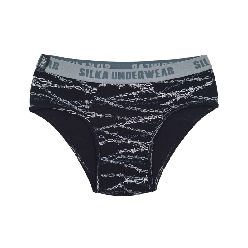 شورت اسلیپ مردانه سیلکا طرح سیم خاردار کد 1991