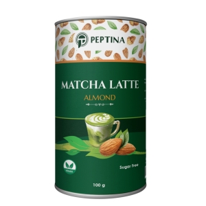 ماچا لته بادام پپتینا قوطی 100 گرمی