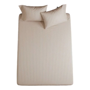 ملحفه هتلی دونفره ۳تکه کشدار Cheshik سایز 160*200 سانتی متر