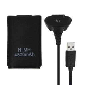 باتری و کابل شارژ مخصوص دسته XBOX 360