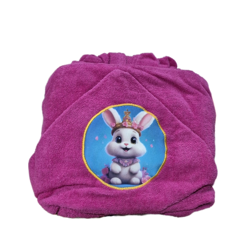 حوله تن پوش  کودک مدل خرگوشی سایز 90