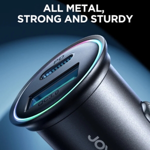  شارژر فندکی Type-C و USB خودرو 15 وات جویروم مدل JR-CCN16 