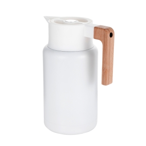 فلاسک مدل دسته چوبی گنجایش یک لیتر