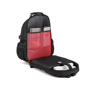 کوله پشتی مسافرتی ضد آب لپ تاپ 17 اینچ با دو درگاه یو اس بی و آی یو ایکس بنج مدل Bange BG-1901