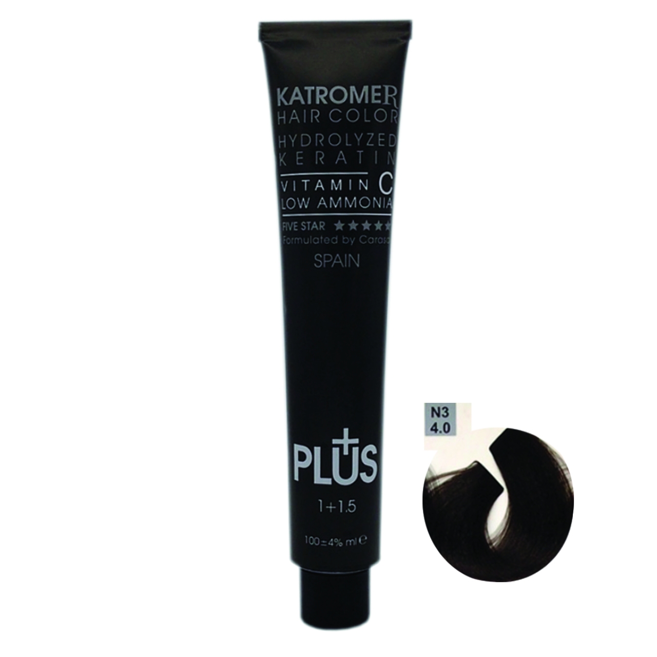  رنگ مو کاترومر شماره 3.0 رنگ قهوه ایی تیره حجم 100 میلی لیتر