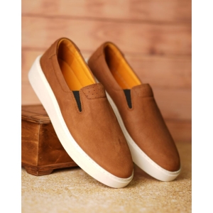 کفش مردانه چرم نعمتی اسپرت مدل palas کشی عسلی 