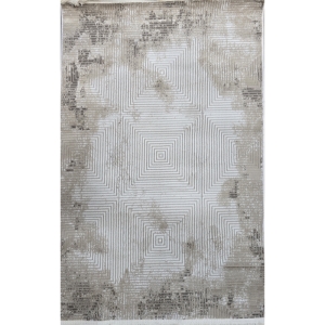 فرش ماشینی سامر طرح 5524 کرم نسکافه ای